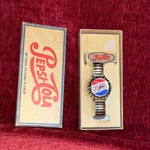 Pepsi-Cola Quartz Analog Watch in Original Box Unisex